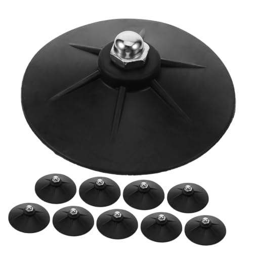 LABRIMP 10 Stück Teiliges Robuster Gummi saugnäpfe Stabiler Standfuß für Freistehende Boxsäcke Rutschfeste Saugnäpfe als Zubehör für Sicheres Training von LABRIMP