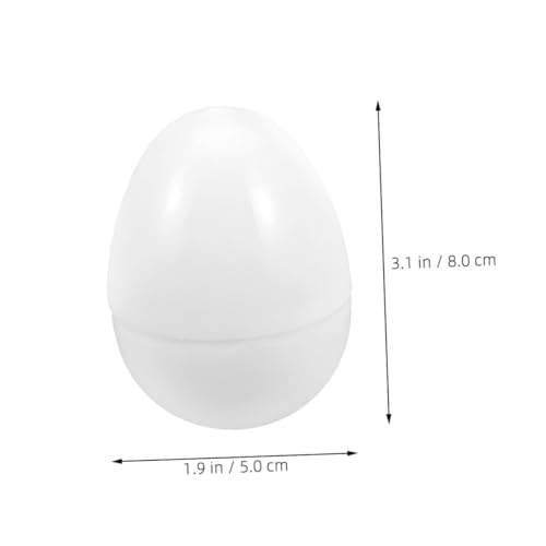 LABRIMP 10 Stück Weiße Plastik-Eier zum Befüllen Realistische Ostereier zum DIY Dekorieren Wiederverwendbar Robust als Süßigkeitenbox Party Klassenraum-preise Osterfest Zubehör LABRIMP 10 Stück Weiße Plastik-Eier zum Befüllen Realistische Ostereier zum DIY Dekorieren Wiederverwendbar Robust als Süßigkeitenbox Party Klassenraum-preise Osterfest Zubehör von LABRIMP