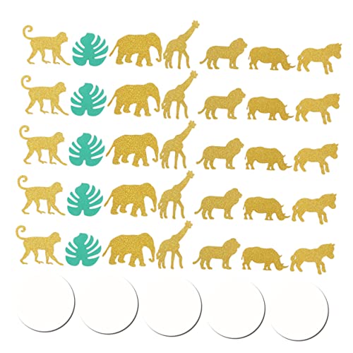 LABRIMP 100 Stück Hawaiian Jungle Party Konfetti Monstera Tiermuster Papier Deko für Geburtstagsfeier Hochzeiten Shower Valentinstag Kreative Tischdekoration LABRIMP 100 Stück Hawaiian Jungle Party Konfetti Monstera Tiermuster Papier Deko für Geburtstagsfeier Hochzeiten Shower Valentinstag Kreative Tischdekoration von LABRIMP