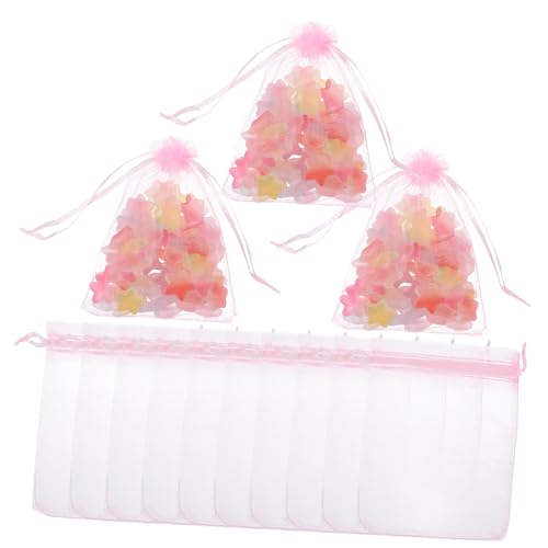 LABRIMP 100 Stück Kleine Schmuckbeutel mit Kordelzug Netz Geschenktüten für Hochzeiten Partys und Rosa Favoritenbeutel für und Süßigkeiten LABRIMP 100 Stück Kleine Schmuckbeutel mit Kordelzug Netz Geschenktüten für Hochzeiten Partys und Rosa Favoritenbeutel für und Süßigkeiten von LABRIMP