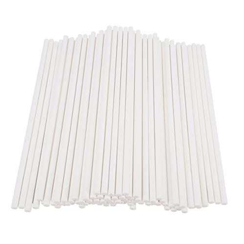LABRIMP 100 Stück Lollipop Sticks aus Papier Lange Cake Pops Stiele für Diy Partys und Bastelprojekte und Bruchsicher für Süßigkeiten und Snacks LABRIMP 100 Stück Lollipop Sticks aus Papier Lange Cake Pops Stiele für Diy Partys und Bastelprojekte und Bruchsicher für Süßigkeiten und Snacks von LABRIMP