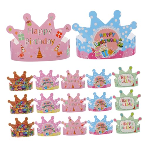 LABRIMP 100 Stück Teiliges Papierkronen Geburtstag Party Kopfschmuck Bunte Geburtstagsdeko für Jungen und Mädchen Mitgebsel Kindergeburtstag Jahre Party Beschäftigung Junge Mädchen LABRIMP 100 Stück Teiliges Papierkronen Geburtstag Party Kopfschmuck Bunte Geburtstagsdeko für Jungen und Mädchen Mitgebsel Kindergeburtstag Jahre Party Beschäftigung Junge Mädchen von LABRIMP