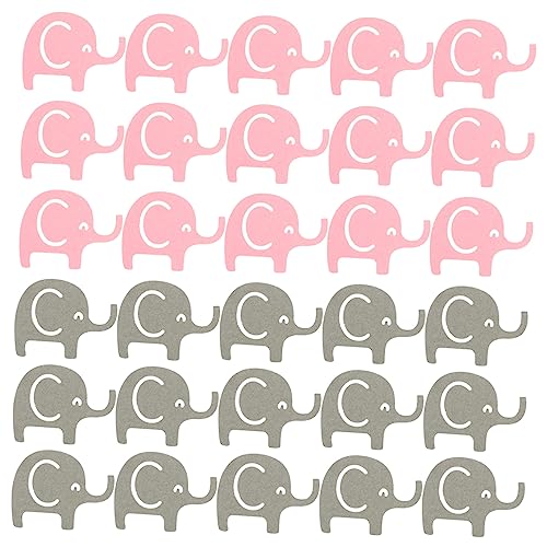 LABRIMP 100St Tischdekoration aus Elefantenrosa Elefantenpapier partyartikel party sachen Geschlecht offenbaren Elefantenkonfetti Dekorationen für Elefanten-Themenpartys von LABRIMP