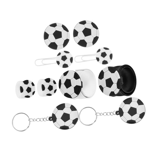 LABRIMP 10Stücke Teiliges Fußball Party für Schlüsselanhänger Ringe Lesezeichen Anstecknadel und Schlagarmband Mitgebsel für Fußball Geburtstagsfeiern und Motto Partys LABRIMP 10Stücke Teiliges Fußball Party für Schlüsselanhänger Ringe Lesezeichen Anstecknadel und Schlagarmband Mitgebsel für Fußball Geburtstagsfeiern und Motto Partys von LABRIMP
