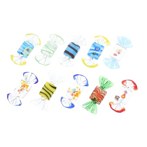 LABRIMP Buntes Künstliches Süßigkeiten- 10 Stück Vintage-bonbon-ornamente Aus Glas Verleihen Ihrer Party-dekoration Zu Hause Charme LABRIMP Buntes Künstliches Süßigkeiten- 10 Stück Vintage-bonbon-ornamente Aus Glas Verleihen Ihrer Party-dekoration Zu Hause Charme von LABRIMP