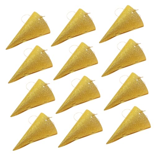 LABRIMP 12 Stück Glitzer Partyhüte Dreieckige Geburtstagsmützen für Erwachsene für Feiern Hochzeiten Babypartys und Goldene Dekoration mit Langen Bändern Zufällige Farbe LABRIMP 12 Stück Glitzer Partyhüte Dreieckige Geburtstagsmützen für Erwachsene für Feiern Hochzeiten Babypartys und Goldene Dekoration mit Langen Bändern Zufällige Farbe von LABRIMP