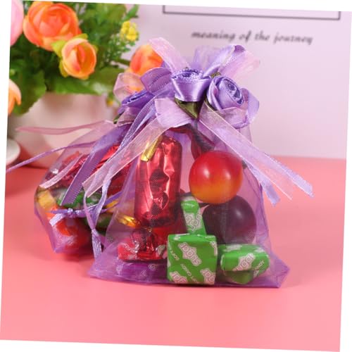 LABRIMP 12 Stück Teiliges Organza zuckertüten mit Schleife Wiederverwendbare Drawstring geschenkbeutel für Süßigkeiten Partygeschenke und Kleine Aufbewahrung Geeignet für Hochzeit und von LABRIMP