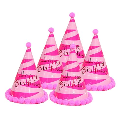 LABRIMP 12St Kuchen Hut Kappen hutschachtel Kuchengeburtstagsfeierhüte Kegelhüte für Geburtstagsfeiern Erwachsener Geburtstagshut Partybedarf Papierhut Baby Partyhut von LABRIMP