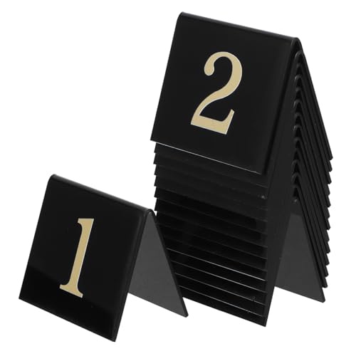 LABRIMP 15 Stück Teiliges Doppelseitige Tischnummern für Detektivpartys Hochwertige Nummernmarkierungen für Restaurant Events und Feierlichkeiten mit Schwarzem Hintergrund und Zahlen LABRIMP 15 Stück Teiliges Doppelseitige Tischnummern für Detektivpartys Hochwertige Nummernmarkierungen für Restaurant Events und Feierlichkeiten mit Schwarzem Hintergrund und Zahlen von LABRIMP