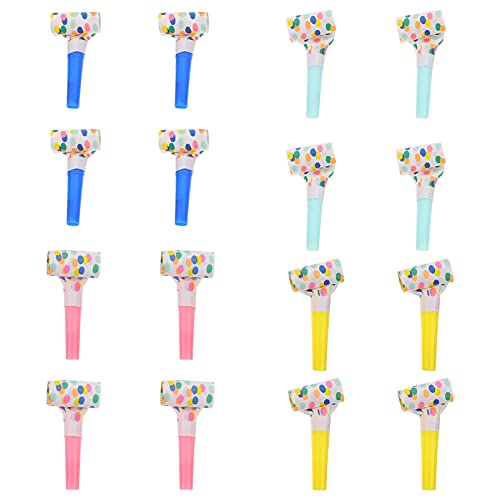 LABRIMP 16 Stück Teiliges Set Bunte Tröten Cheer Whistles für Partys Geburtstagsfeiern Hochzeiten und Feste Mitgebsel für Fröhliche LABRIMP 16 Stück Teiliges Set Bunte Tröten Cheer Whistles für Partys Geburtstagsfeiern Hochzeiten und Feste Mitgebsel für Fröhliche von LABRIMP