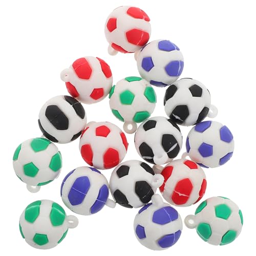 LABRIMP 16st Fußball-anhänger Fußball-partygeschenke Zum Geburtstag Fußball-tischdekoration Fußball-geburtstagsgeschenke Blattperlenanhänger Sportdekoration Perlenfußball Pvc-weichkleber LABRIMP 16st Fußball-anhänger Fußball-partygeschenke Zum Geburtstag Fußball-tischdekoration Fußball-geburtstagsgeschenke Blattperlenanhänger Sportdekoration Perlenfußball Pvc-weichkleber von LABRIMP