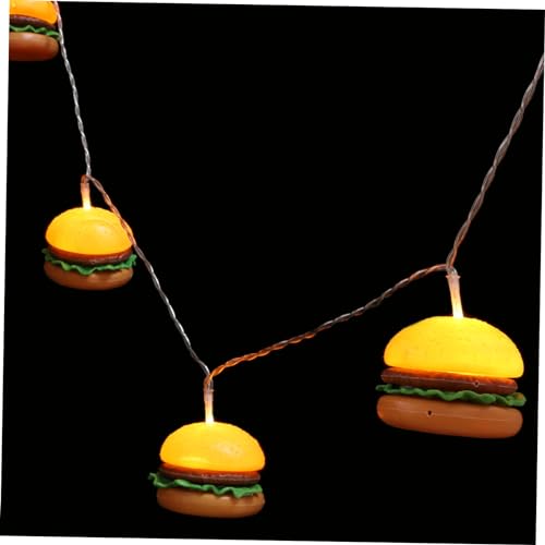 LABRIMP 1satz Lichterkette Mit Hamburger-motiven Warme Weiße Lampen Für Kinderzimmer Restaurant Und Partys Dekorative String Lampe Batteriebetrieben Batterien Nicht Enthalten LABRIMP 1satz Lichterkette Mit Hamburger-motiven Warme Weiße Lampen Für Kinderzimmer Restaurant Und Partys Dekorative String Lampe Batteriebetrieben Batterien Nicht Enthalten von LABRIMP