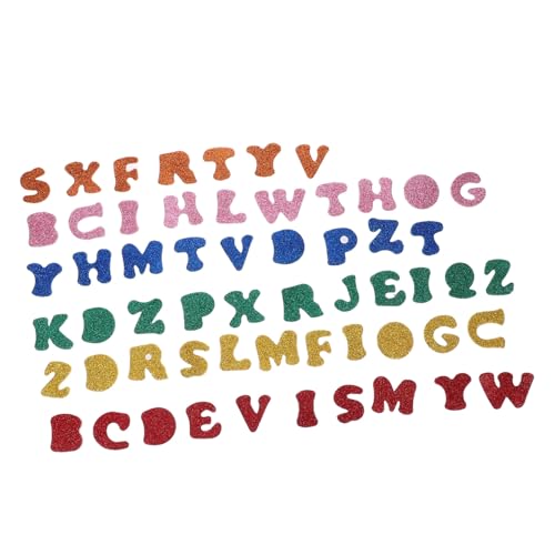 LABRIMP 2 Packungen Glitzer Buchstaben Moosgummi Aufkleber Selbstklebend Bunte Alphabet Sticker für DIY Scrapbooking Dekoration Belohnung Schule LABRIMP 2 Packungen Glitzer Buchstaben Moosgummi Aufkleber Selbstklebend Bunte Alphabet Sticker für DIY Scrapbooking Dekoration Belohnung Schule von LABRIMP