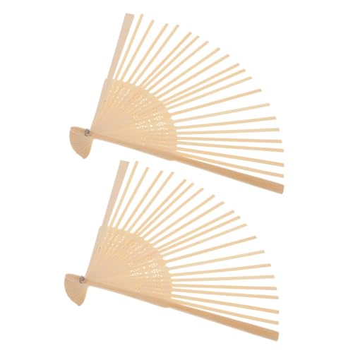 LABRIMP 2 Stück Faltbarer Handfächer Holzrahmen Teilig DIY Fächer für Hochzeiten Festivals Handgemacht Tragbar Vielseitig Einsetzbar Blanko Fächerrahmen LABRIMP 2 Stück Faltbarer Handfächer Holzrahmen Teilig DIY Fächer für Hochzeiten Festivals Handgemacht Tragbar Vielseitig Einsetzbar Blanko Fächerrahmen von LABRIMP