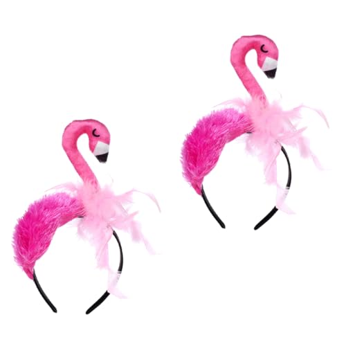 LABRIMP 2 Stück Flamingo Haarband für Geburtstagskopfputz für Cosplay und Fotografie Dekoratives Flamingo Headdress für Mottopartys Leicht und Bequem LABRIMP 2 Stück Flamingo Haarband für Geburtstagskopfputz für Cosplay und Fotografie Dekoratives Flamingo Headdress für Mottopartys Leicht und Bequem von LABRIMP