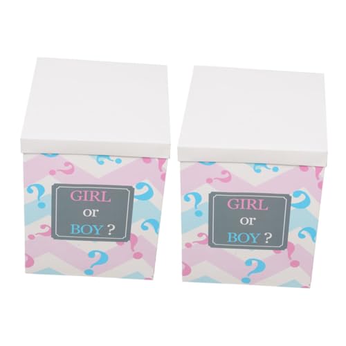 LABRIMP 2 Stück Gender Reveal Box Teiliges für Shower Party für Jungen und Mädchen Vielseitig Einsetzbar für Luftballons und Dekoration Einfache Montage LABRIMP 2 Stück Gender Reveal Box Teiliges für Shower Party für Jungen und Mädchen Vielseitig Einsetzbar für Luftballons und Dekoration Einfache Montage von LABRIMP