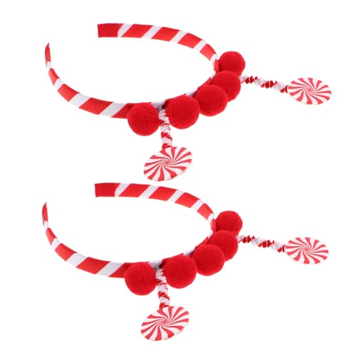 LABRIMP 2 Stück Halloween-stirnband Candy Cane Party Stirnbänder Halloween Verkleiden Haarbänder Weihnachts -kopfbedeckung Für Kostüm Urlaub Kostüm Haarbänder Cartoon-haarband Rot Plastik LABRIMP 2 Stück Halloween-stirnband Candy Cane Party Stirnbänder Halloween Verkleiden Haarbänder Weihnachts -kopfbedeckung Für Kostüm Urlaub Kostüm Haarbänder Cartoon-haarband Rot Plastik von LABRIMP