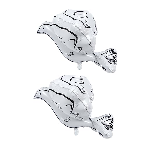 LABRIMP 2 Stück Hochzeit Folienballons Form von Friedenstuben Hochzeitsdeko für Unvergessliche Feierlichkeiten und Fotos Design für Hochzeiten und Partys LABRIMP 2 Stück Hochzeit Folienballons Form von Friedenstuben Hochzeitsdeko für Unvergessliche Feierlichkeiten und Fotos Design für Hochzeiten und Partys von LABRIMP