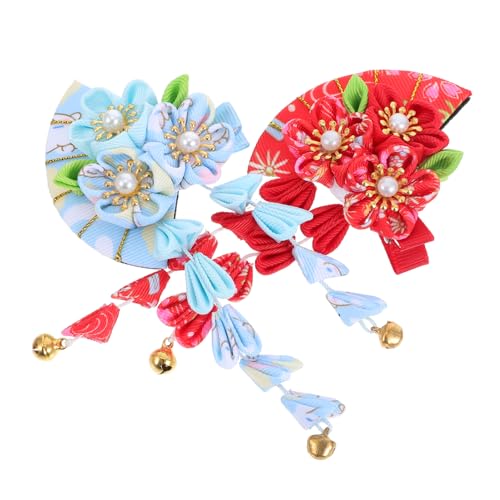 LABRIMP 2 Stück Japanische Haarnadeln mit Blumenquasten Traditioneller Kimono Haarschmuck für Geisha Look Handgefertigt Leicht und Vielseitig für Verschiedene Haartypen Teiliges Rot LABRIMP 2 Stück Japanische Haarnadeln mit Blumenquasten Traditioneller Kimono Haarschmuck für Geisha Look Handgefertigt Leicht und Vielseitig für Verschiedene Haartypen Teiliges Rot von LABRIMP