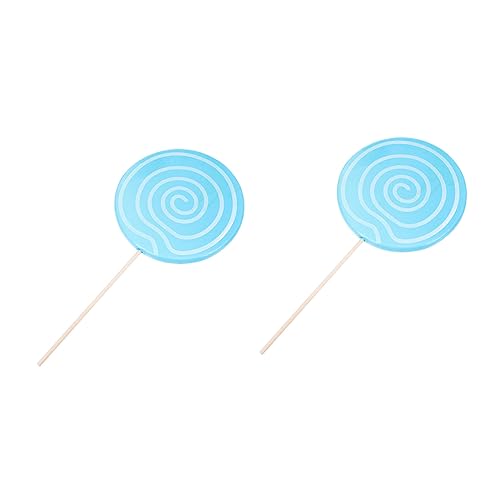 LABRIMP 2 Stück Lollipop Dekorationen Realistische Simulation Lutscher Requisiten für Fotografie Party Durchmesser Blau Hochwertige Fotorequisiten aus Langlebigem Material LABRIMP 2 Stück Lollipop Dekorationen Realistische Simulation Lutscher Requisiten für Fotografie Party Durchmesser Blau Hochwertige Fotorequisiten aus Langlebigem Material von LABRIMP