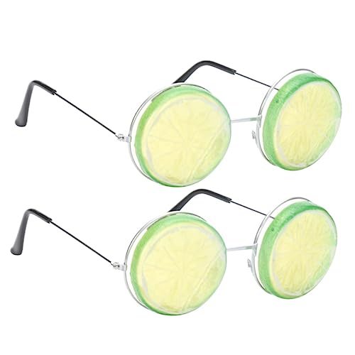 LABRIMP 2 Stück Lustige Pack Lemon Partybrillen Cosplay Brille für Strandpartys und Hochzeitsfotografie Grüne Sonnenbrille mit Einzigartigem Design LABRIMP 2 Stück Lustige Pack Lemon Partybrillen Cosplay Brille für Strandpartys und Hochzeitsfotografie Grüne Sonnenbrille mit Einzigartigem Design von LABRIMP