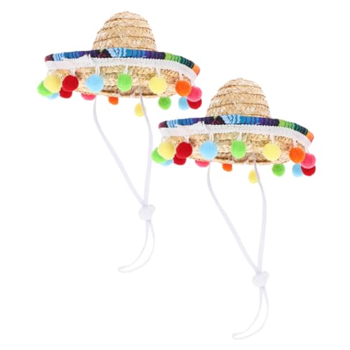 LABRIMP 2 Stück Mexikanischer Sombrero Partyhut mit Verstellbarem Kinnriemen Kleiner Strohhut für Karneval Mexikanische Themenfeier Robust und Stilvoll für Familien und Festivals LABRIMP 2 Stück Mexikanischer Sombrero Partyhut mit Verstellbarem Kinnriemen Kleiner Strohhut für Karneval Mexikanische Themenfeier Robust und Stilvoll für Familien und Festivals von LABRIMP