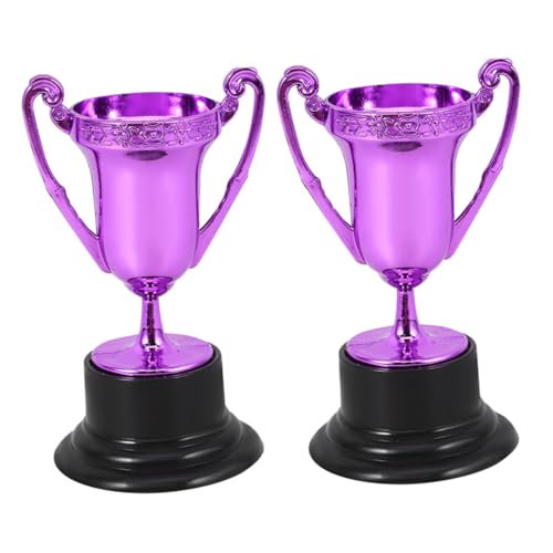 LABRIMP 2 Stück Mini Trophäen für Feiern und Wettbewerbe Dekorative Pokale für Kindergarten und Sportveranstaltungen Langlebige Auszeichnungstrophäen für Schülerbelohnungen und Partys von LABRIMP