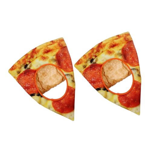 LABRIMP 2 Stück Teiliges Pizza-kostüm Realistischem Pizza-motiv Witziger Carnival Party Kopfschmuck Vielseitiger Cosplay Hut für Festival Karneval und Themenveranstaltungen LABRIMP 2 Stück Teiliges Pizza-kostüm Realistischem Pizza-motiv Witziger Carnival Party Kopfschmuck Vielseitiger Cosplay Hut für Festival Karneval und Themenveranstaltungen von LABRIMP