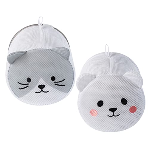 LABRIMP 2 Stück Wäschesäcke aus Netzstoff Cartoon Katzen Design für Unterwäsche Bhs und Socken Wiederverwendbare Waschbeutel für Empfindliche Wäsche Rosa LABRIMP 2 Stück Wäschesäcke aus Netzstoff Cartoon Katzen Design für Unterwäsche Bhs und Socken Wiederverwendbare Waschbeutel für Empfindliche Wäsche Rosa von LABRIMP