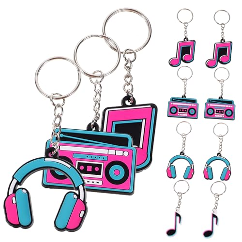 LABRIMP 20 Stück Musik Schlüsselanhänger PVC Noten Schlüsselanhänger für Musikpartys Dekorative Anhänger für Taschen und Diy Dekorationen LABRIMP 20 Stück Musik Schlüsselanhänger PVC Noten Schlüsselanhänger für Musikpartys Dekorative Anhänger für Taschen und Diy Dekorationen von LABRIMP