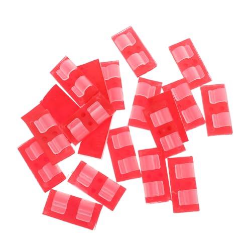 LABRIMP 20 Stück Outdoor Lichterclips Transparent Adhesive Kabelhalter Schwerlast Licht Haken Für Weihnachtsbeleuchtung Patio Lichterketten Befestigung Schnelle Montage von LABRIMP