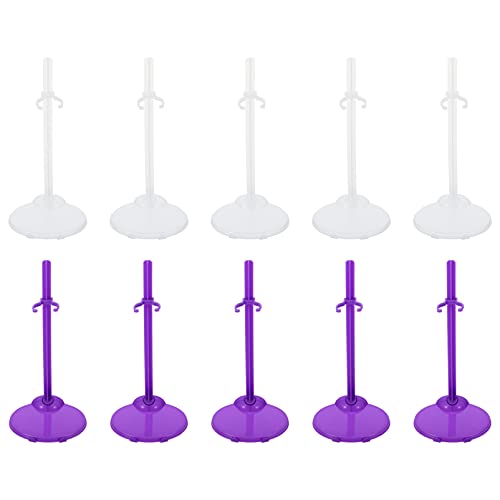 LABRIMP 20 Stück Puppenständer Transparente und Violette Halterungen für Puppen Stabil und Bruchsicher für Präsentation und Aufbewahrung von Puppenzubehör LABRIMP 20 Stück Puppenständer Transparente und Violette Halterungen für Puppen Stabil und Bruchsicher für Präsentation und Aufbewahrung von Puppenzubehör von LABRIMP