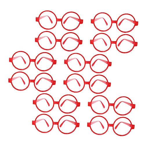 LABRIMP 20 Stück Rote Runde Kinderbrillen DIY Brillenrahmen für Partys Fotodekoration und Leicht und Sicher für Kreative Accessoires für Unvergessliche LABRIMP 20 Stück Rote Runde Kinderbrillen DIY Brillenrahmen für Partys Fotodekoration und Leicht und Sicher für Kreative Accessoires für Unvergessliche von LABRIMP