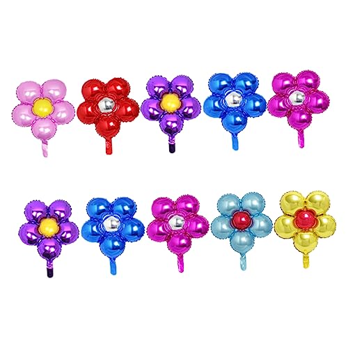 LABRIMP 20 Stück Teiliges Dekorative Blütenform Aluminiumfolienballons und Party Dekoration Selbstverschließend und Auslaufsicher für Kreative Arrangements und Stilvolle von LABRIMP