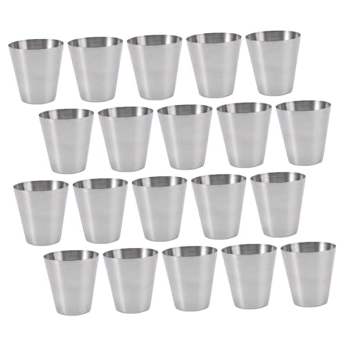 LABRIMP 20 Stück Teiliges aus Trinkbechern Wiederverwendbare Stapelbare Kaffeetassen für Cocktails Wasser für Partys und Unterwegs LABRIMP 20 Stück Teiliges aus Trinkbechern Wiederverwendbare Stapelbare Kaffeetassen für Cocktails Wasser für Partys und Unterwegs von LABRIMP
