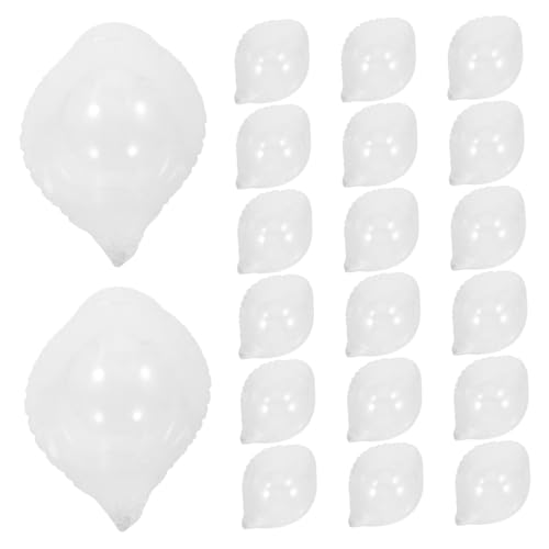 LABRIMP 20 Stück Transparente Bobo Ballons Überdimensionale Dicke Dehnbare Luftballons für Hochzeiten Geburtstagsfeiern und Feierlichkeiten für Dekorationen und Fotorequisiten von LABRIMP