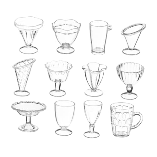LABRIMP 24 Stück Teiliges Miniatur Eisbecher Stabile Mini Puppenhaus Tassen Vielseitige Dekoration für DIY Miniaturszenen Geeignet für Eltern Junge Mädchen Spiel und Kreative Bastelideen LABRIMP 24 Stück Teiliges Miniatur Eisbecher Stabile Mini Puppenhaus Tassen Vielseitige Dekoration für DIY Miniaturszenen Geeignet für Eltern Junge Mädchen Spiel und Kreative Bastelideen von LABRIMP