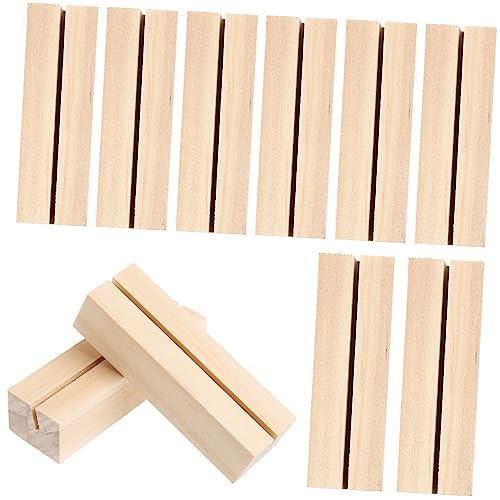 LABRIMP 25 Stück Holz Kartenhalter Rechteckige Fotoständer für Notizen Bilder Visitenkarten für Büro Konferenzen Veranstaltungen Retro Design aus Holz LABRIMP 25 Stück Holz Kartenhalter Rechteckige Fotoständer für Notizen Bilder Visitenkarten für Büro Konferenzen Veranstaltungen Retro Design aus Holz von LABRIMP