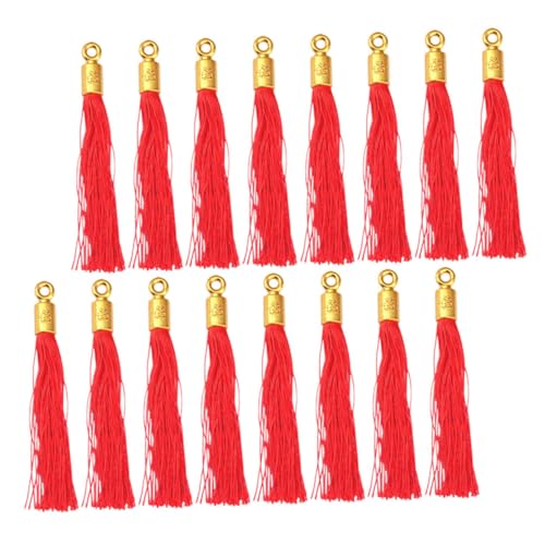 LABRIMP 25 Stück Teiliges Chinesische Knoten Anhänger mit Roten Quasten Langlebiges Dekorationszubehör für Frühlingsfest Vielseitig für Auto Schlüssel Tasche Leichte DIY Bastelanhänger LABRIMP 25 Stück Teiliges Chinesische Knoten Anhänger mit Roten Quasten Langlebiges Dekorationszubehör für Frühlingsfest Vielseitig für Auto Schlüssel Tasche Leichte DIY Bastelanhänger von LABRIMP
