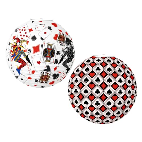 LABRIMP 2St -Partydekorationen faschingsdekoration karnevalsdekoration Poker-Papierlaterne fliegendes Papier schmücken Laternen Pokerlaterne -Dusche- falten Ornament Eisen LABRIMP 2St -Partydekorationen faschingsdekoration karnevalsdekoration Poker-Papierlaterne fliegendes Papier schmücken Laternen Pokerlaterne -Dusche- falten Ornament Eisen von LABRIMP