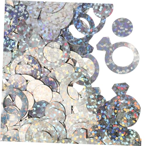 LABRIMP Ringe Party Papier Scatter Hochzeit Glitter Party Dekorative Es Fall Hause Ornament Multi-funktionale Scatter von LABRIMP