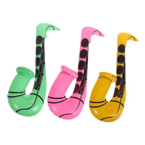 LABRIMP 3 STÜCKE Teiliges Aufblasbares Saxophon Bunte Musikinstrument Deko für Musikpartys Festival und Geburtstags Requisiten Interaktive Unterhaltung Langlebige Wiederverwendbare LABRIMP 3 STÜCKE Teiliges Aufblasbares Saxophon Bunte Musikinstrument Deko für Musikpartys Festival und Geburtstags Requisiten Interaktive Unterhaltung Langlebige Wiederverwendbare von LABRIMP