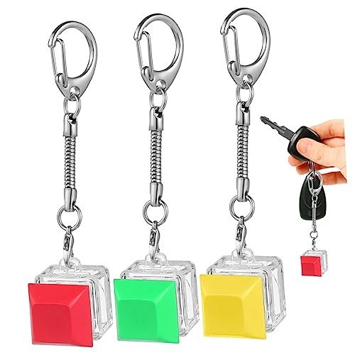 LABRIMP 3 Stück Teiliges Schlüsselanhänger aus Mechanischen Tastaturtasten Stressabbau Fidget Rot Gelb und Grün für Reisen Schule und Alltag Langlebig LABRIMP 3 Stück Teiliges Schlüsselanhänger aus Mechanischen Tastaturtasten Stressabbau Fidget Rot Gelb und Grün für Reisen Schule und Alltag Langlebig von LABRIMP