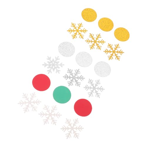 LABRIMP 300 Stück Schneeflocken Konfetti Glänzende Papierstreusel in Rot Grün Gold und Silber Vielseitige Winterdekoration für Weihnachts und Silvesterpartys für Tisch und LABRIMP 300 Stück Schneeflocken Konfetti Glänzende Papierstreusel in Rot Grün Gold und Silber Vielseitige Winterdekoration für Weihnachts und Silvesterpartys für Tisch und von LABRIMP