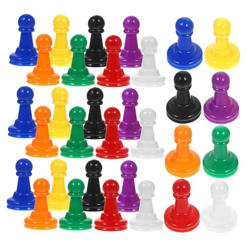 LABRIMP 32 Stück Teiliges Bunter Schachfiguren für Brettspiele Vielseitige Kunststoff Schachstücke Farben für Flugschach und Partyspiele LABRIMP 32 Stück Teiliges Bunter Schachfiguren für Brettspiele Vielseitige Kunststoff Schachstücke Farben für Flugschach und Partyspiele von LABRIMP
