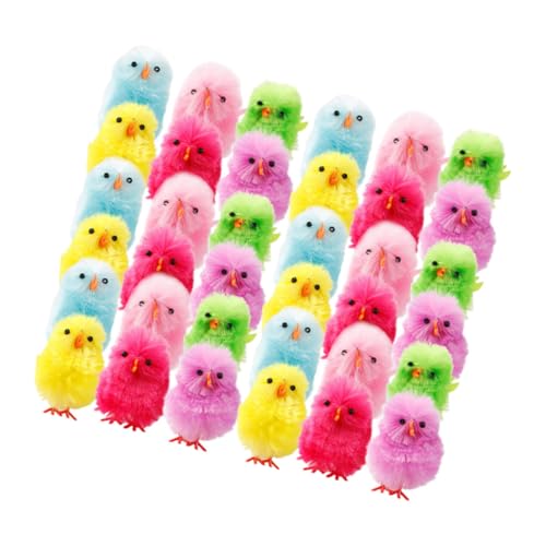 LABRIMP 36 Stück Teiliges Buntes Mini Küken Osterdeko Partydekoration Farbenfrohes Dekoratives Küken Geschenkidee für Familien und Sicherer Langlebig LABRIMP 36 Stück Teiliges Buntes Mini Küken Osterdeko Partydekoration Farbenfrohes Dekoratives Küken Geschenkidee für Familien und Sicherer Langlebig von LABRIMP
