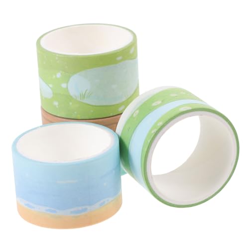LABRIMP 4 Rollen Washi Tape Bunte Diy Dekorative Klebebänder für Scrapbooking und Journaling für Postkarten Geschenkkarten und Kreative Bastelprojekte LABRIMP 4 Rollen Washi Tape Bunte Diy Dekorative Klebebänder für Scrapbooking und Journaling für Postkarten Geschenkkarten und Kreative Bastelprojekte von LABRIMP