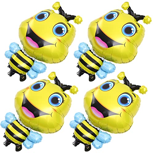 LABRIMP 4 Stück Folienballons Biene Aufblasbare Tierballons für Kindergeburtstag und Partydekoration Langlebige Aluminiumfolie Einfache Handhabung Foto Requisiten LABRIMP 4 Stück Folienballons Biene Aufblasbare Tierballons für Kindergeburtstag und Partydekoration Langlebige Aluminiumfolie Einfache Handhabung Foto Requisiten von LABRIMP