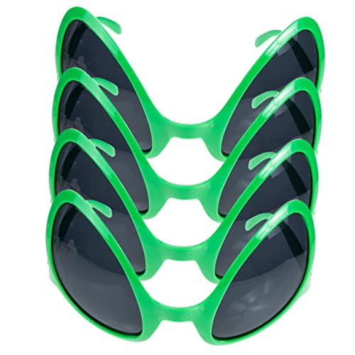 LABRIMP 4 Stück Lustige Sonnenbrillen Party Accessoires für Fotos Cosplay und Kostüme Einzigartige Requisiten für Unvergessliche Erinnerungen von LABRIMP