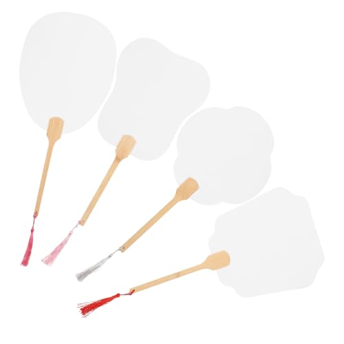 LABRIMP 4 Stück Teiliges Klassische Leere Papierfächer Bambusrahmen DIY Malfächer für Kreativität Dekorativ Langlebig für Hochzeit Bühne und Heimdekoration LABRIMP 4 Stück Teiliges Klassische Leere Papierfächer Bambusrahmen DIY Malfächer für Kreativität Dekorativ Langlebig für Hochzeit Bühne und Heimdekoration von LABRIMP